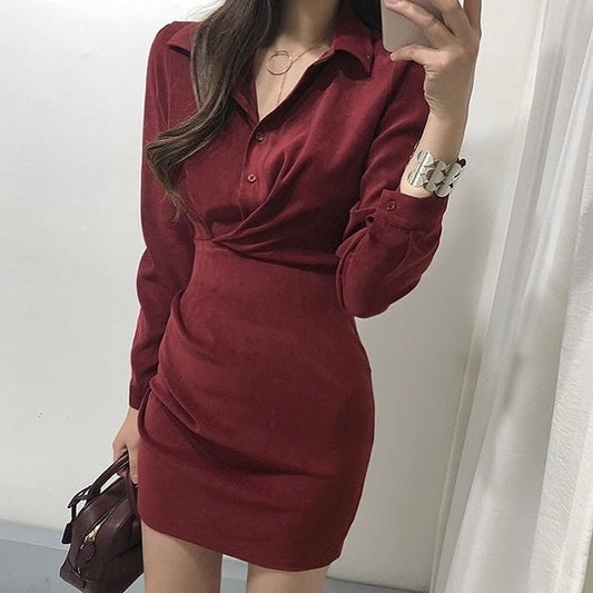 polo領恤衫長袖裙