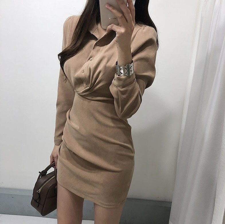 polo領恤衫長袖裙