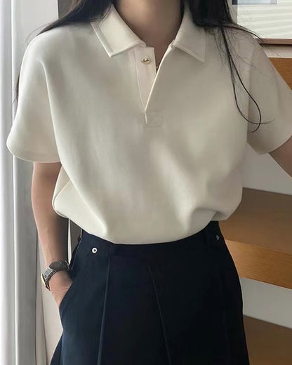 French-style Polo Short Sleeve