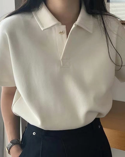 French-style Polo Short Sleeve