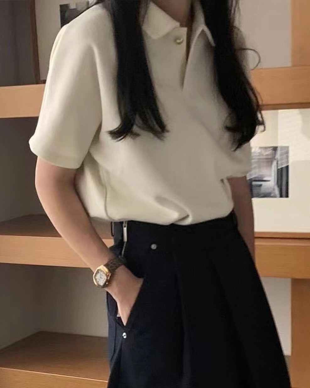 French-style Polo Short Sleeve