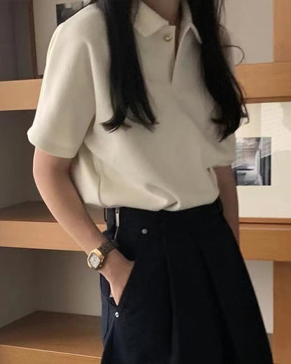 French-style Polo Short Sleeve