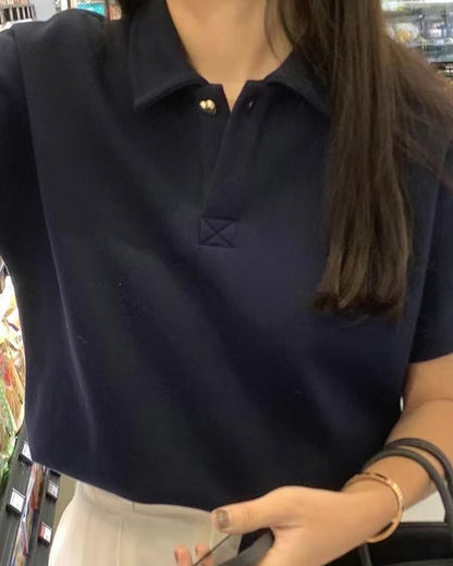 French-style Polo Short Sleeve