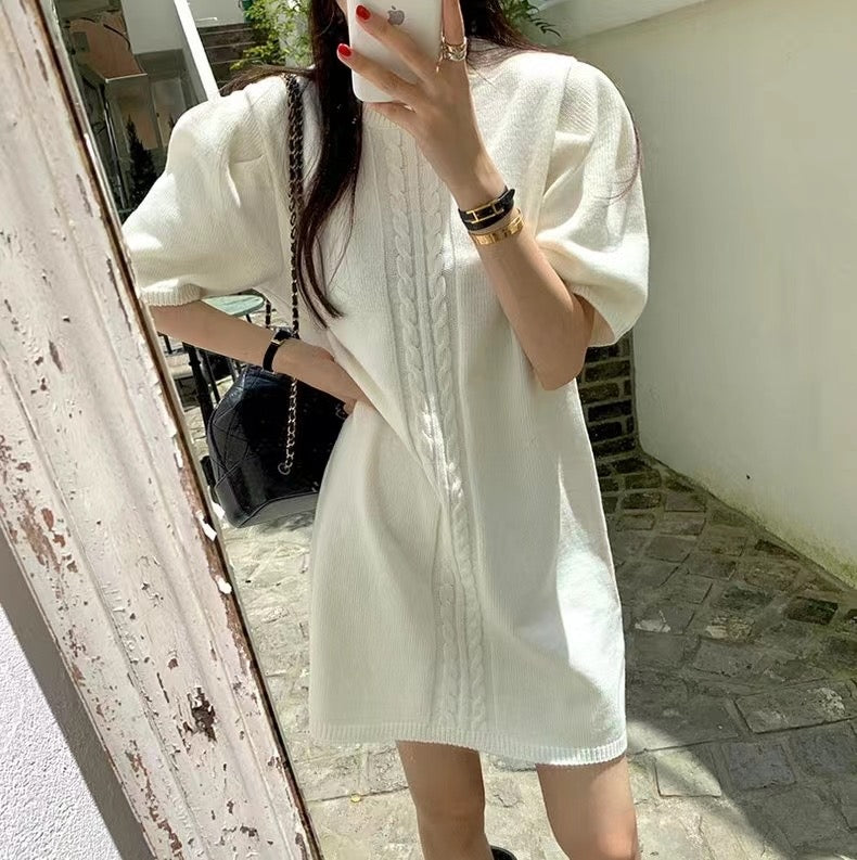 ヴィンテージ風ツイストワンピース