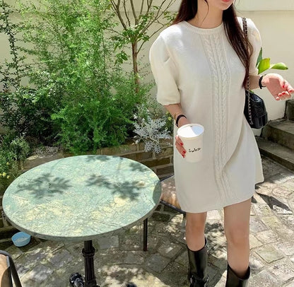 ヴィンテージ風ツイストワンピース