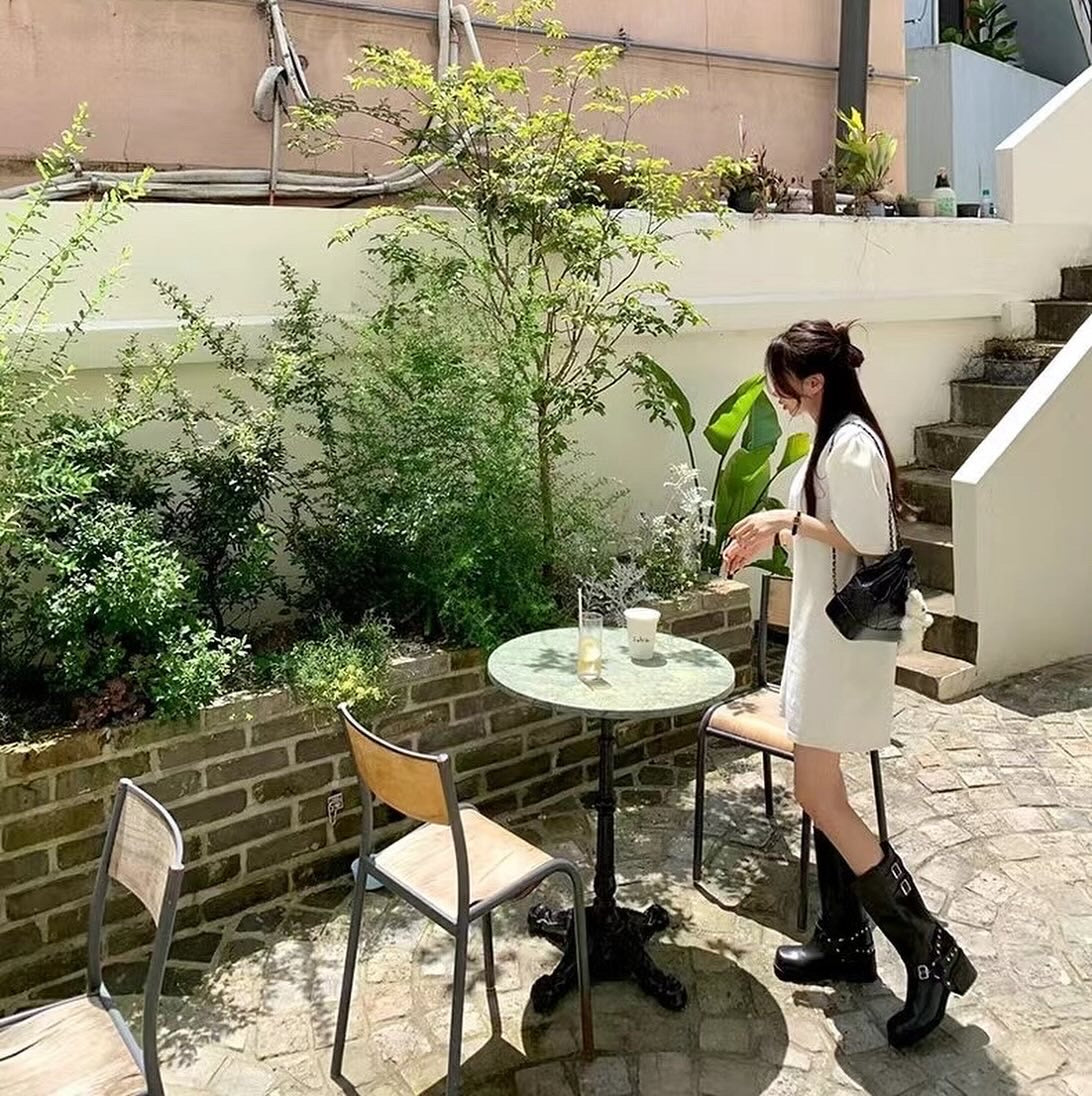 ヴィンテージ風ツイストワンピース