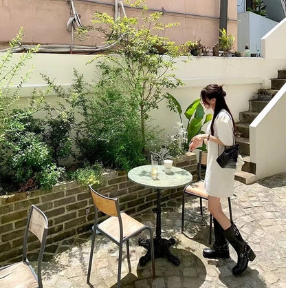 ヴィンテージ風ツイストワンピース