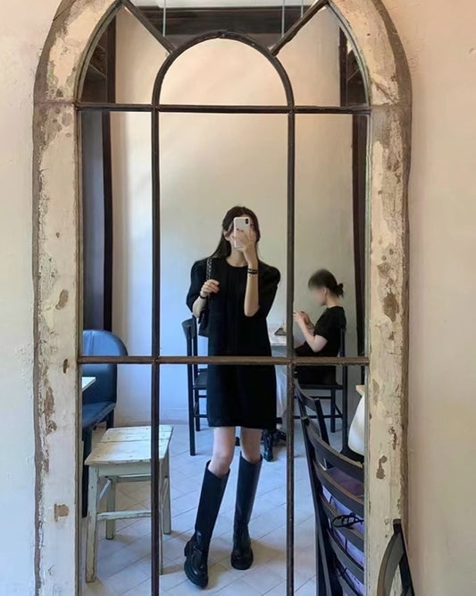 ヴィンテージ風ツイストワンピース