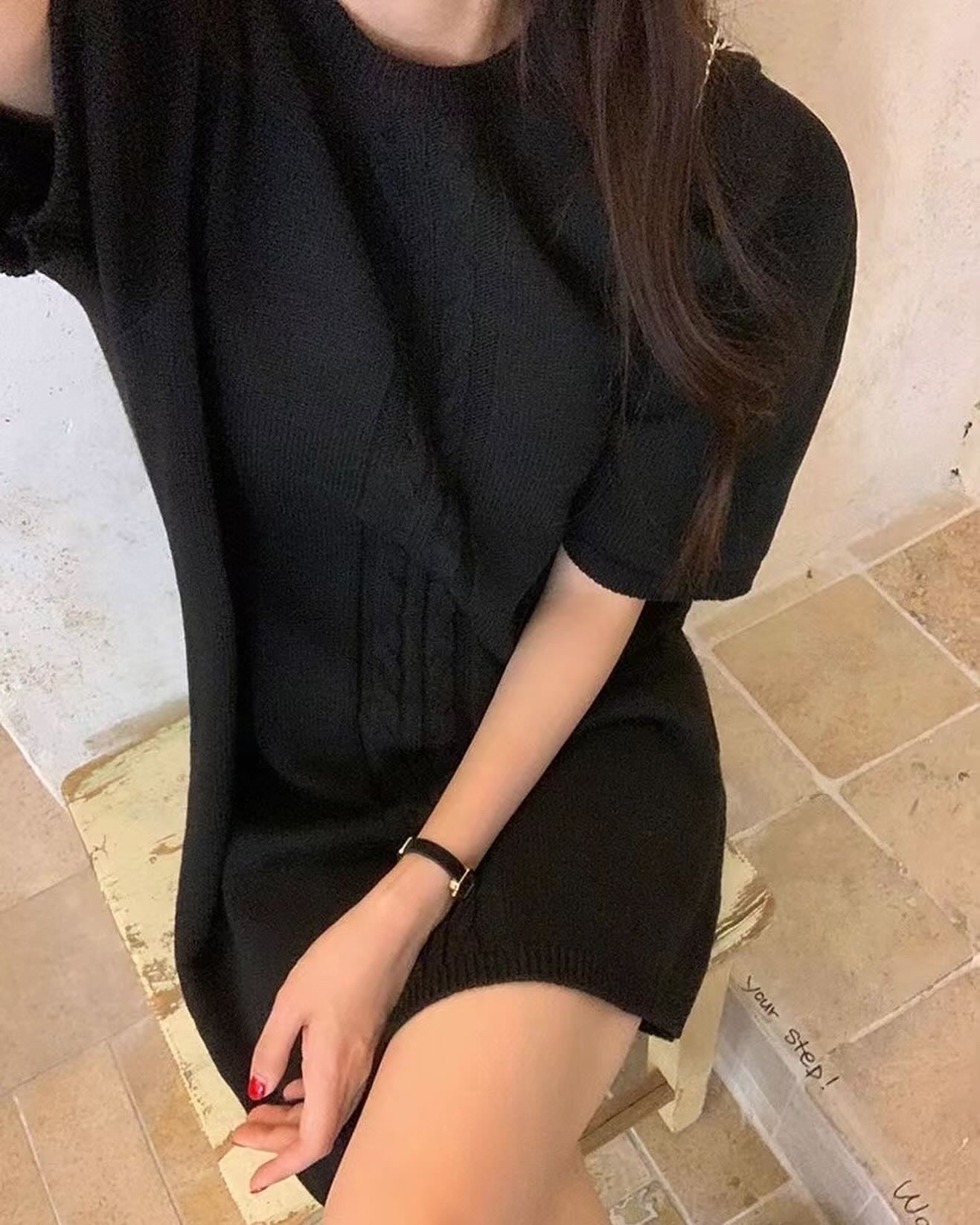 ヴィンテージ風ツイストワンピース