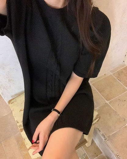 ヴィンテージ風ツイストワンピース