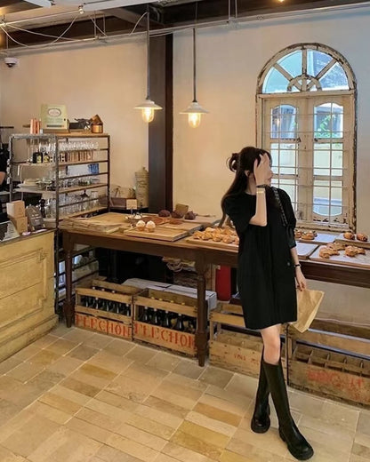 ヴィンテージ風ツイストワンピース