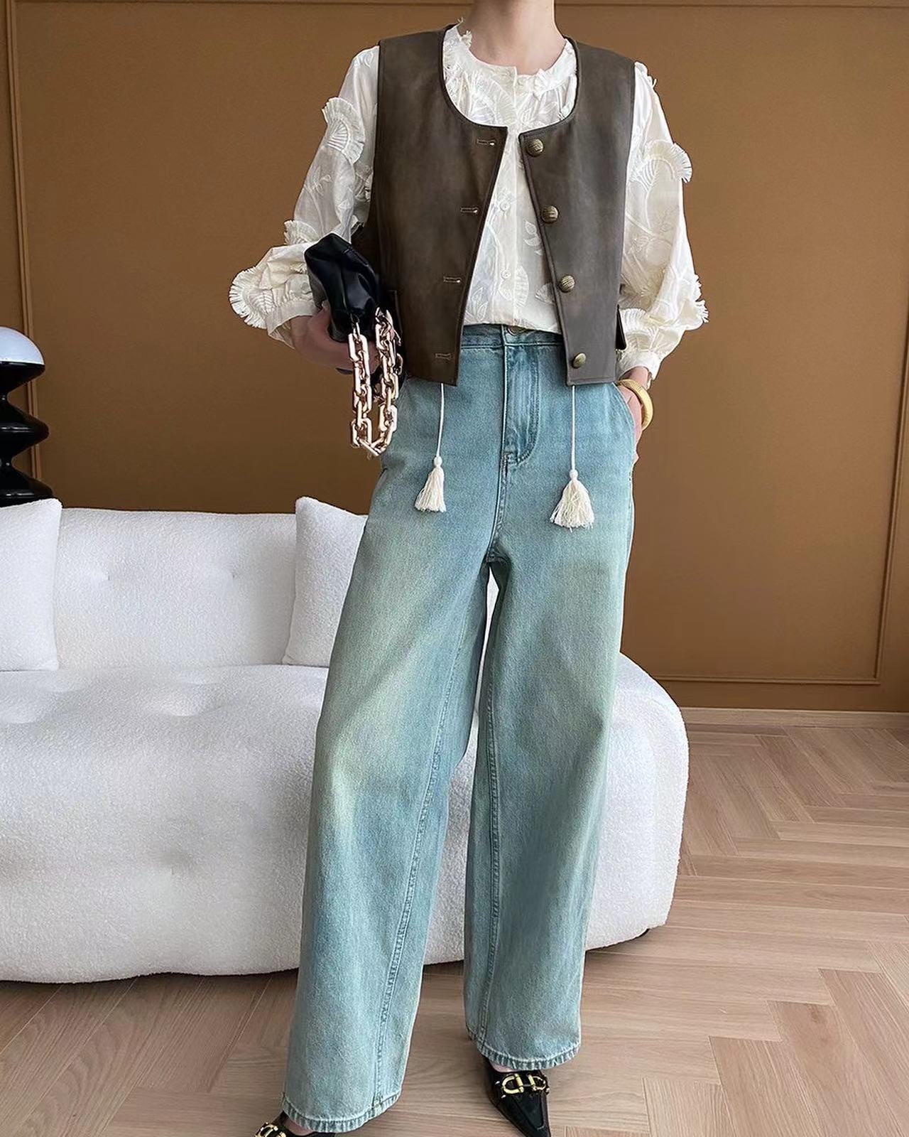 3D Fan-shaped Embroidered Shirt