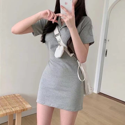 ポロボディコンワンピース