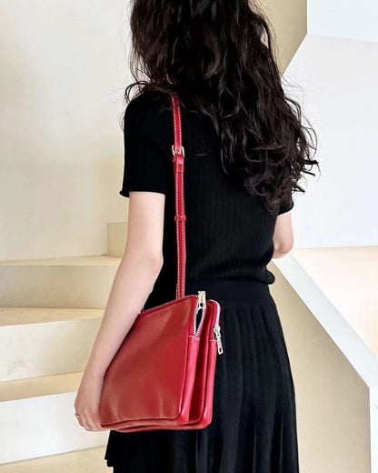 Knit Slim Fit Short Sleeve Top + Pleated Skirt Set