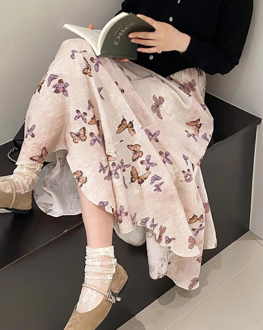 Butterfly Print Dress