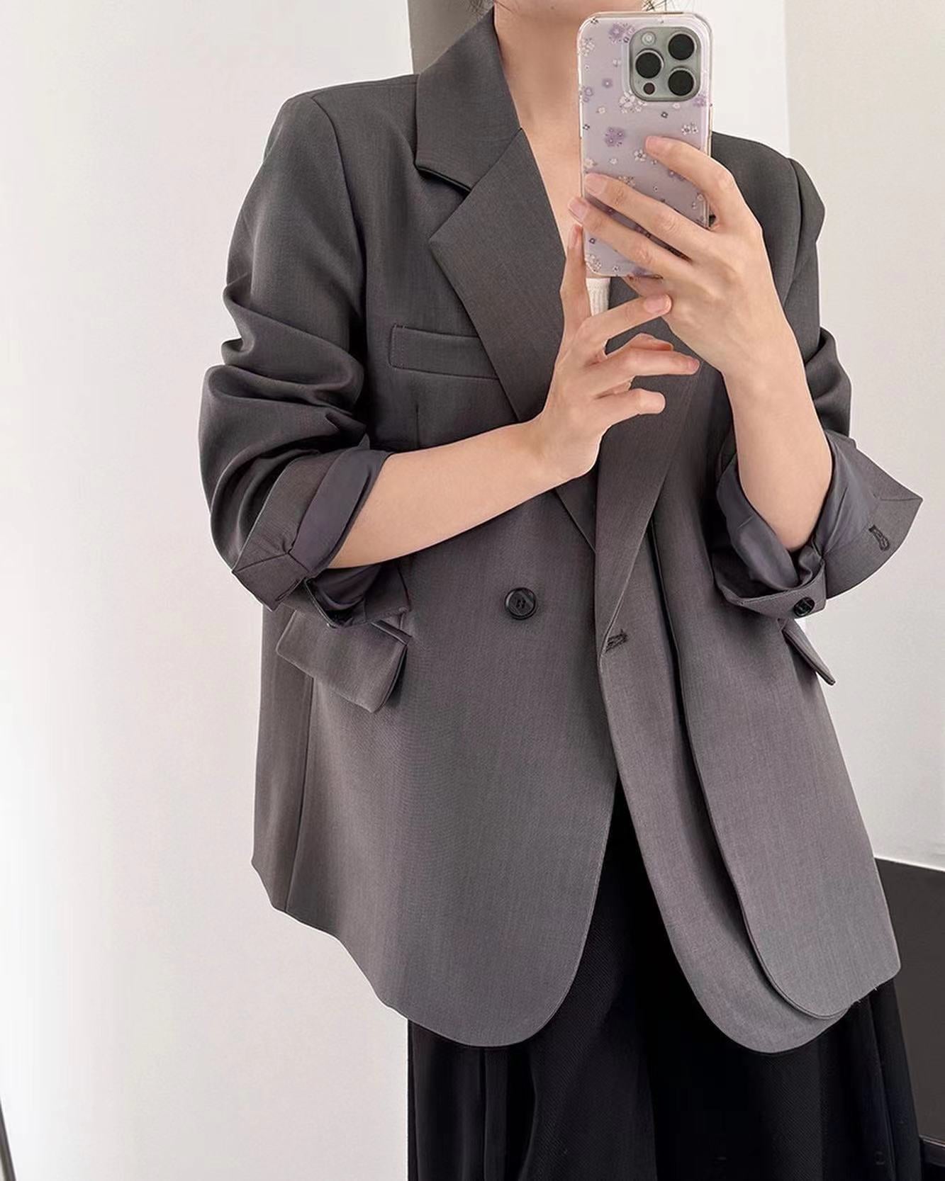 Double-breasted blazer