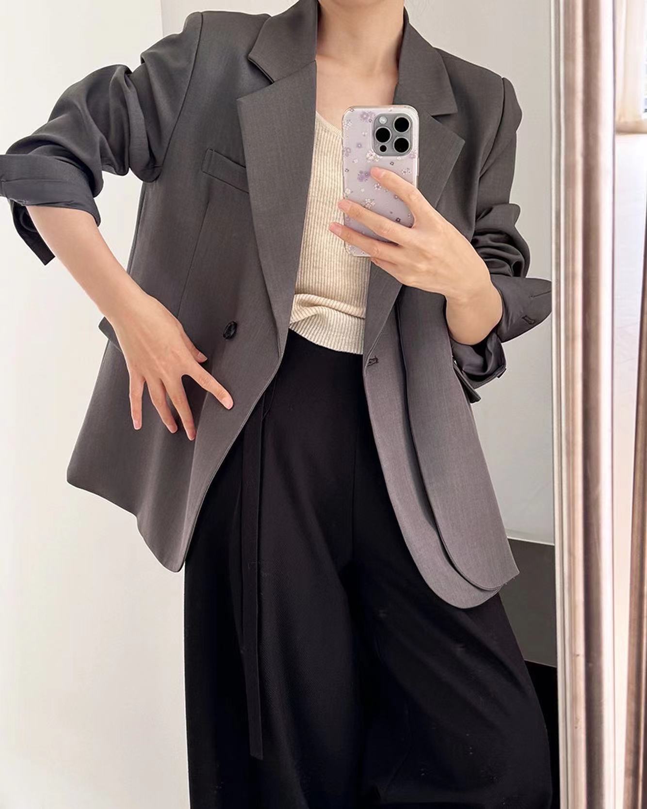 Double-breasted blazer