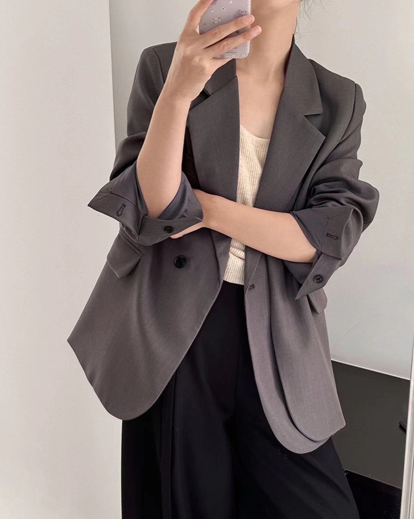 Double-breasted blazer