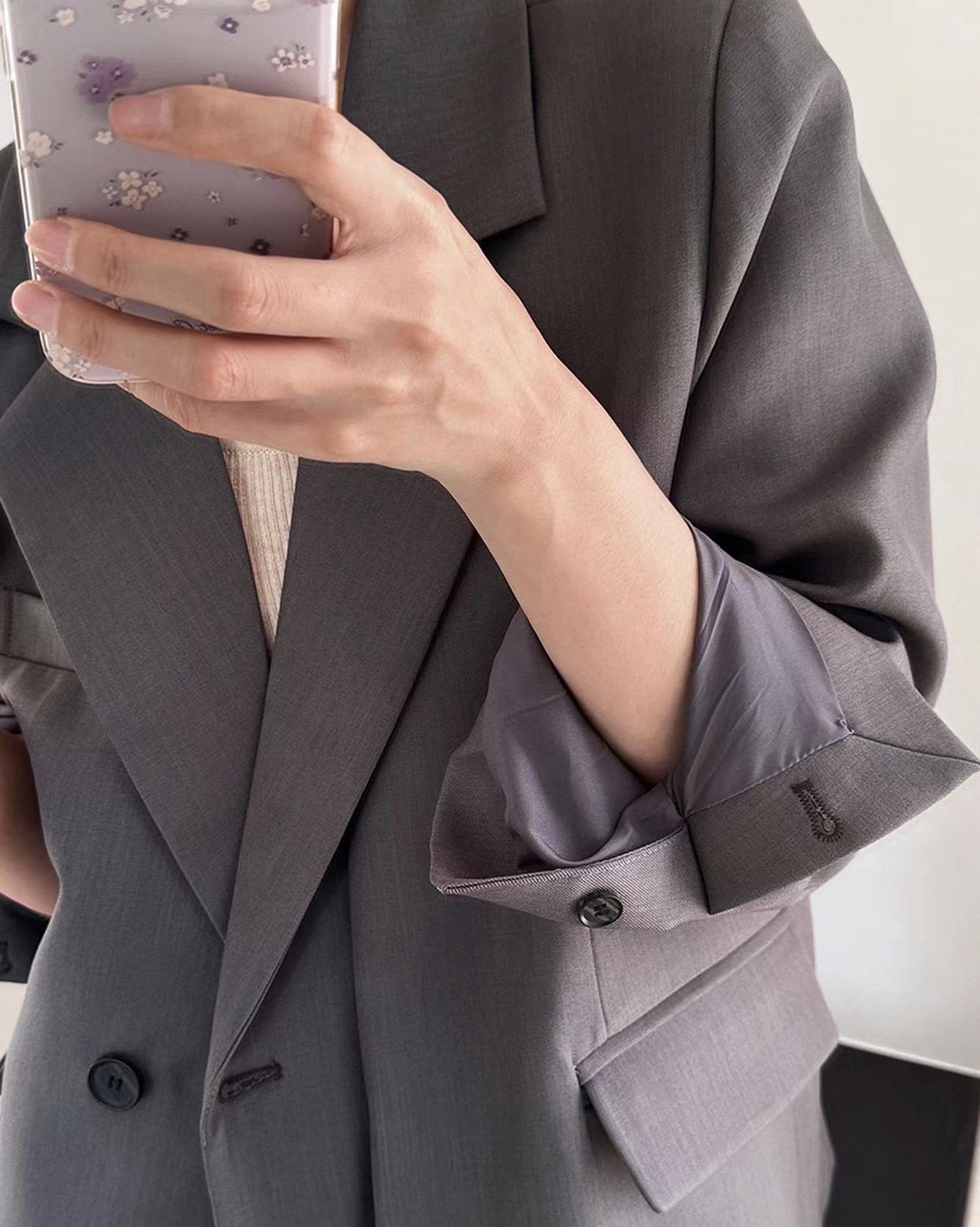 Double-breasted blazer