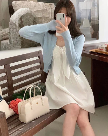 Bowknot Strap Jumpsuit Dress