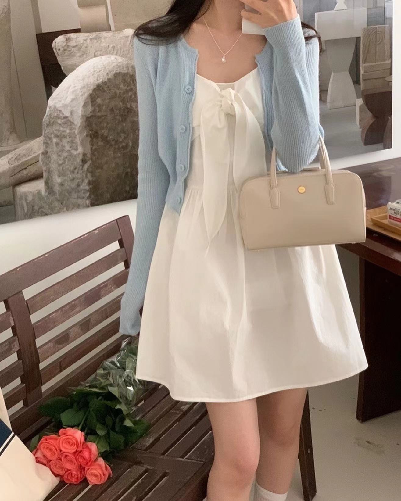 Bowknot Strap Jumpsuit Dress