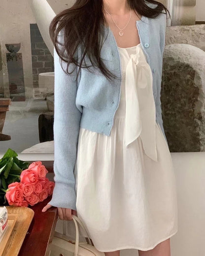 Bowknot Strap Jumpsuit Dress