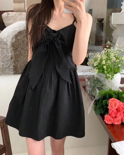 Bowknot Strap Jumpsuit Dress