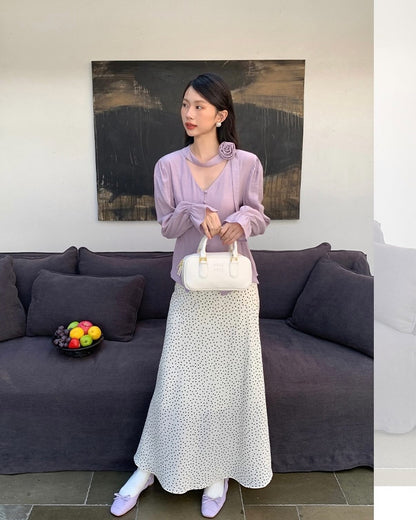 Polka Dot Midi Dress