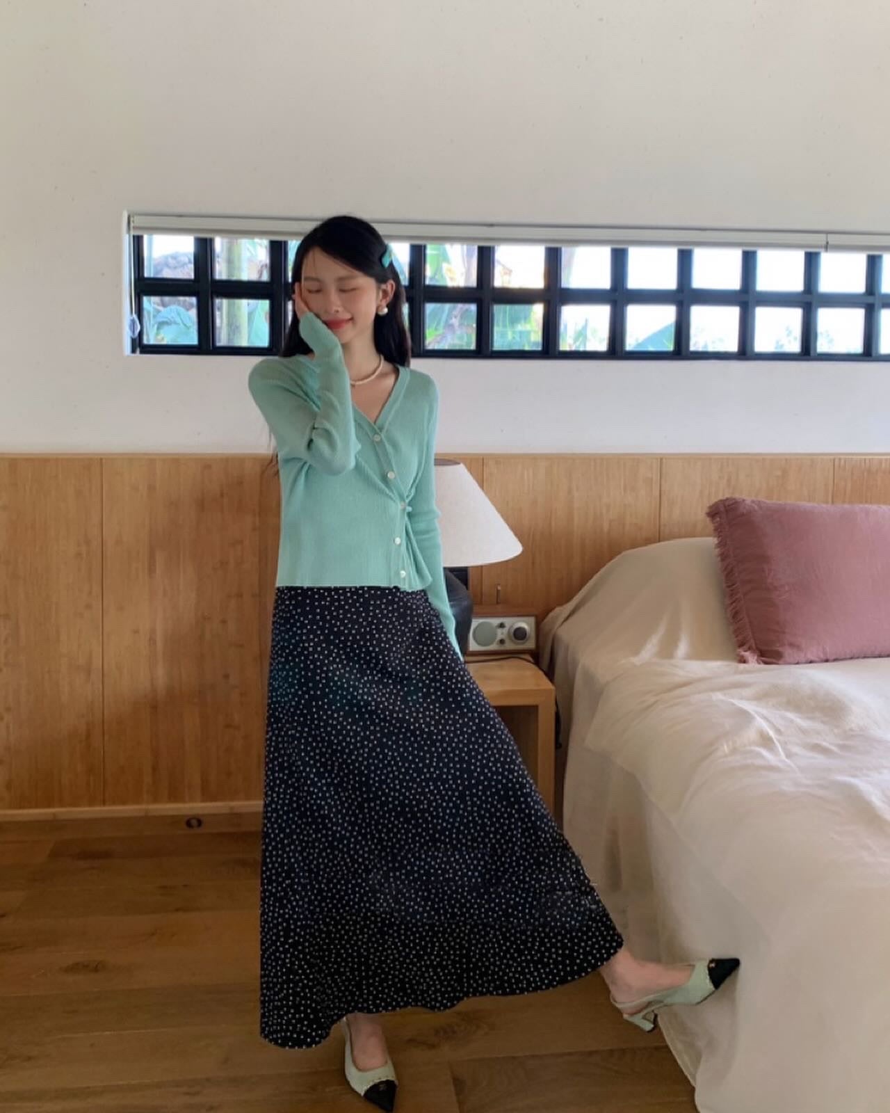 Polka Dot Midi Dress