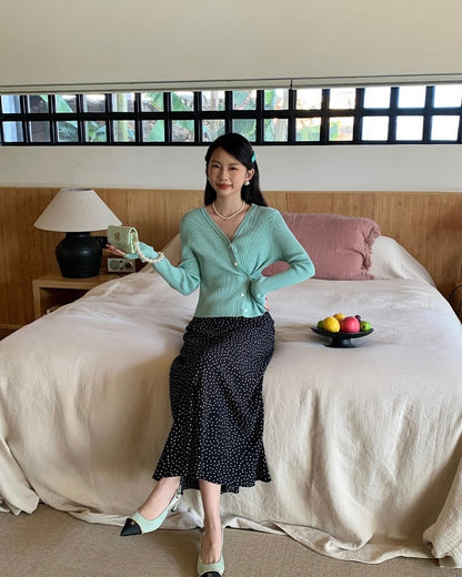 Polka Dot Midi Dress