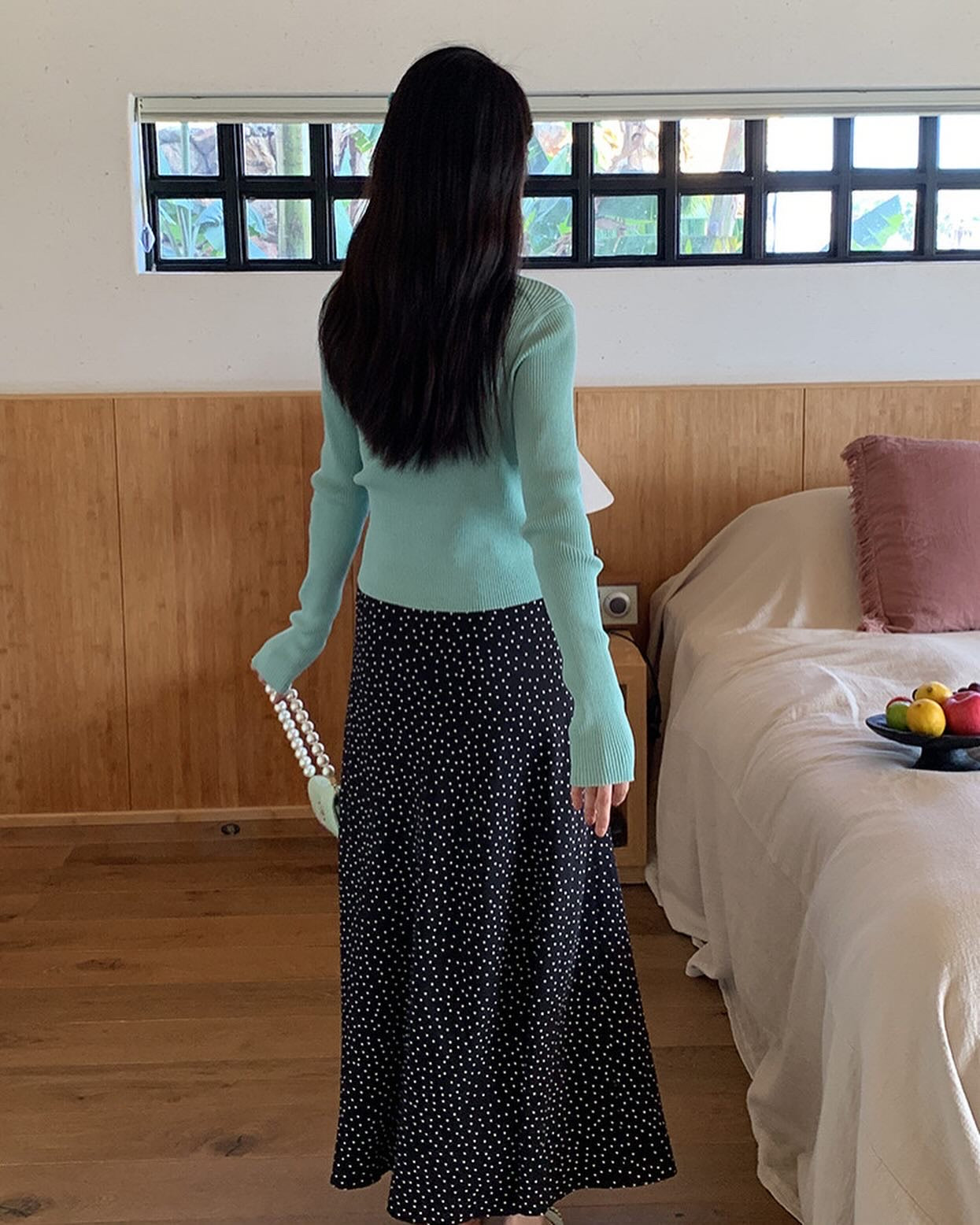 Polka Dot Midi Dress