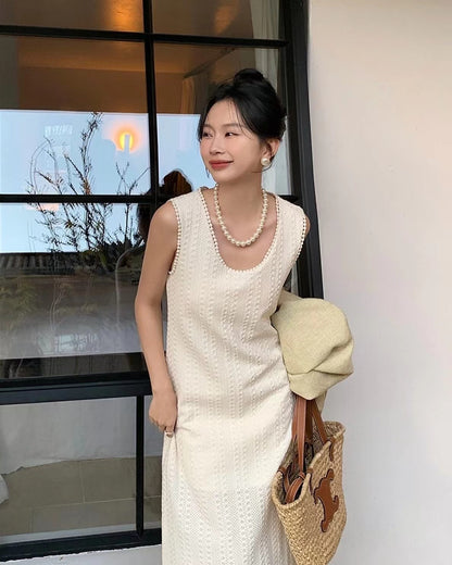 Lace Fringe Trim Dress