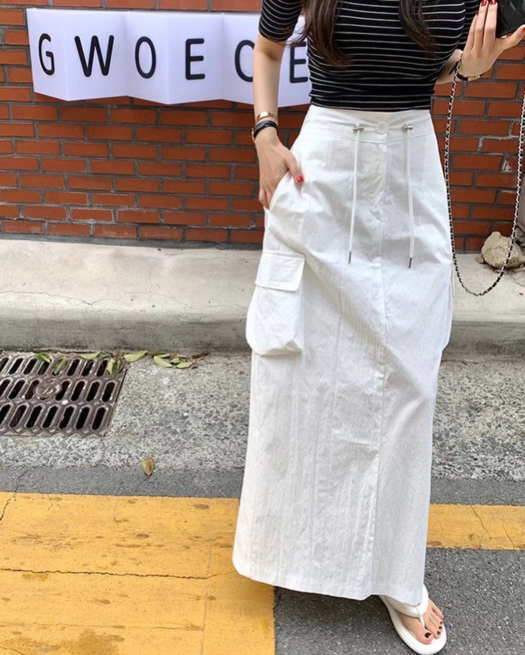 Utility Midi Skirt