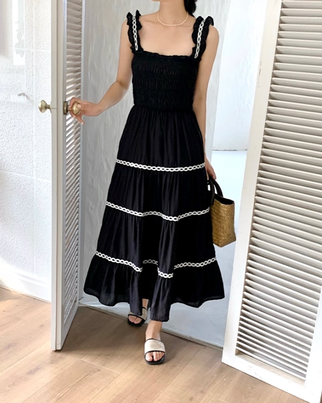 フレンチヴィンテージレースワンピース