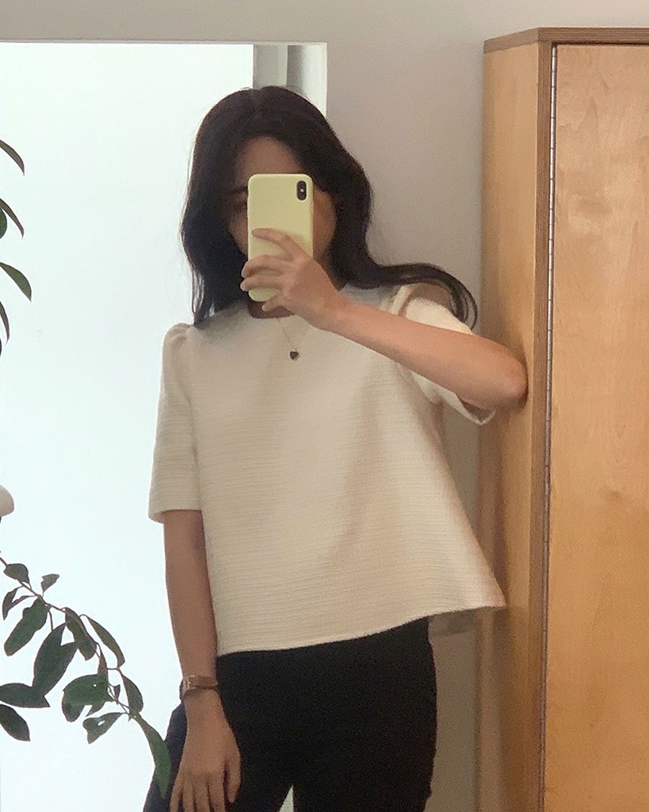 圓領小香風上衣