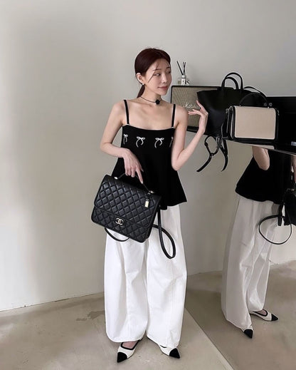 蝴蝶結吊帶背心