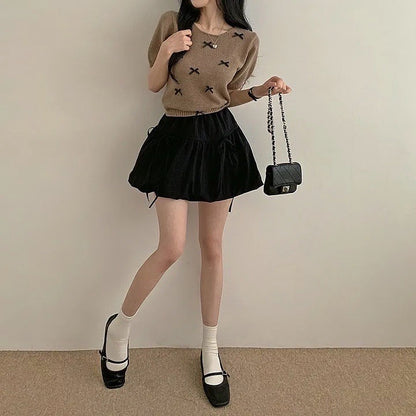 Butterfly Bow Bubble Skirt