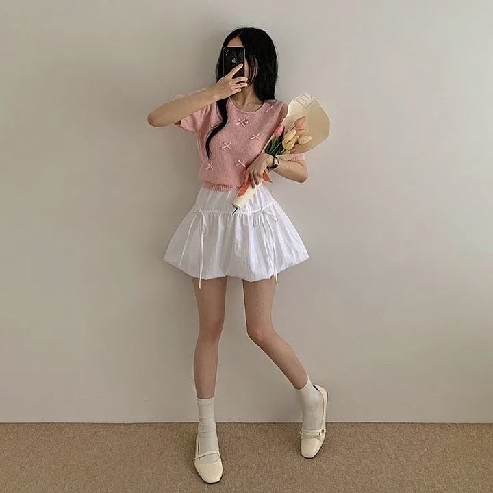 Butterfly Bow Bubble Skirt