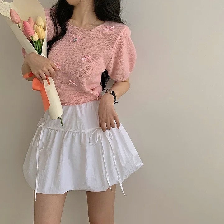 Butterfly Bow Bubble Skirt