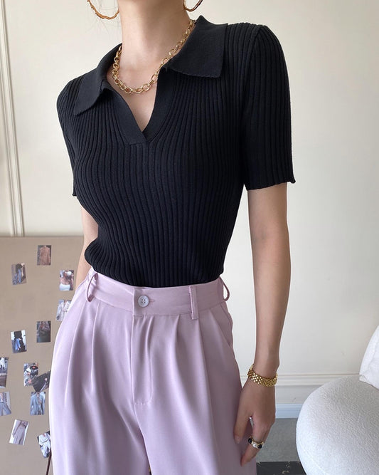 ポロショルダーショートスリーブ