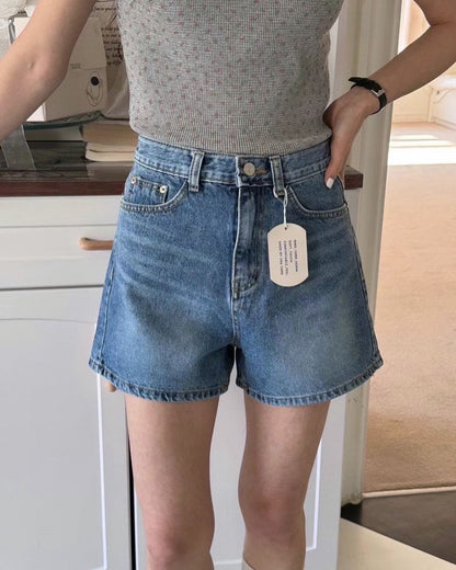Bowknot Denim Shorts