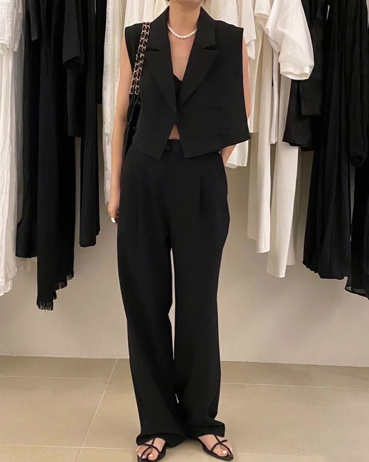 スーツベスト＋スラックススーツ