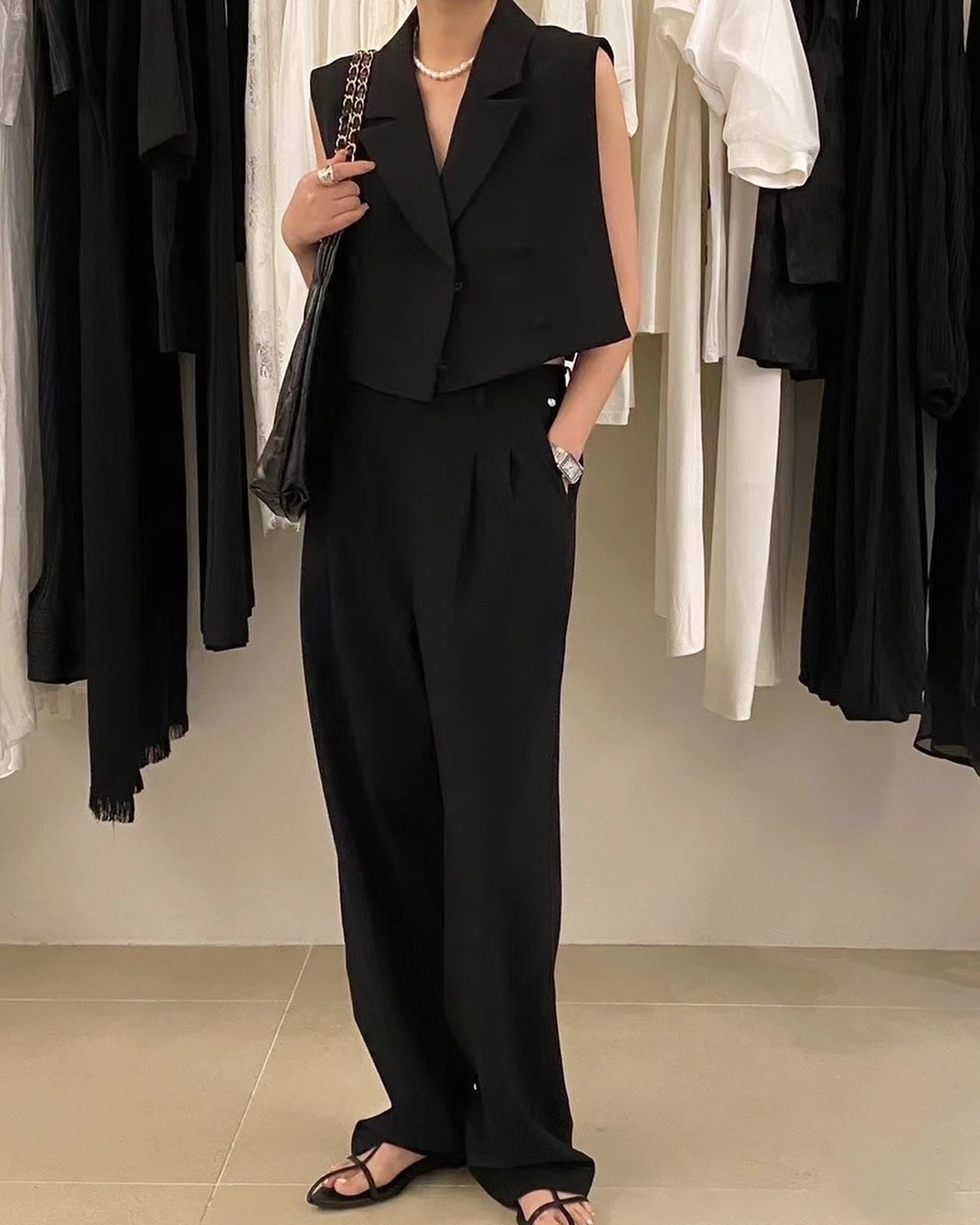 西裝背心+西褲套裝