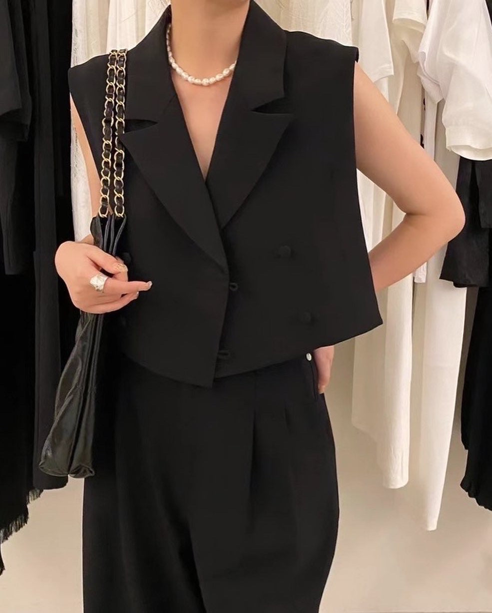 西裝背心+西褲套裝