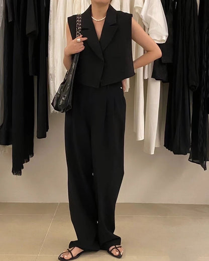 西裝背心+西褲套裝