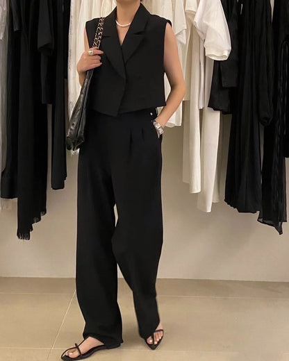 西裝背心+西褲套裝