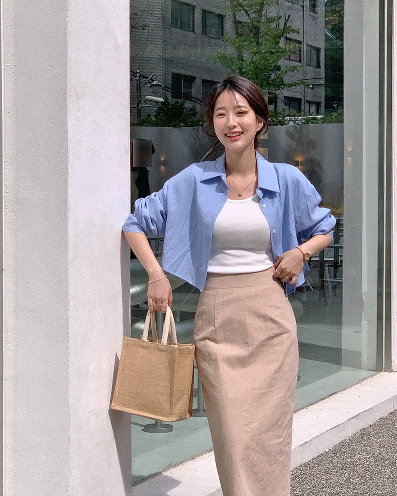 スリットシャツジャケット