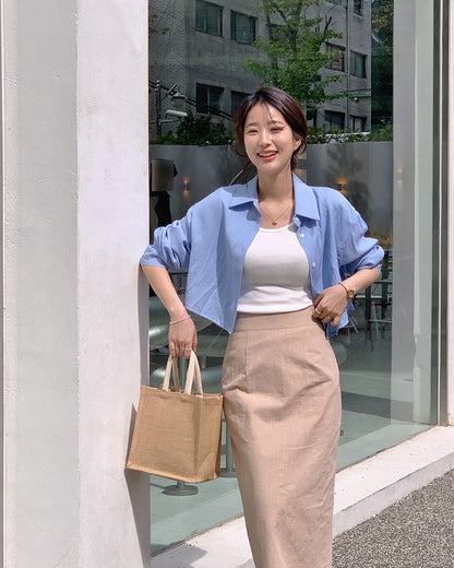 スリットシャツジャケット