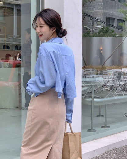 スリットシャツジャケット