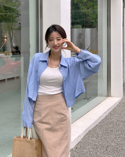 スリットシャツジャケット